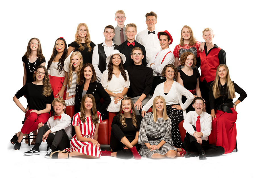 This year's Ballroom Team poses for their group portrait.