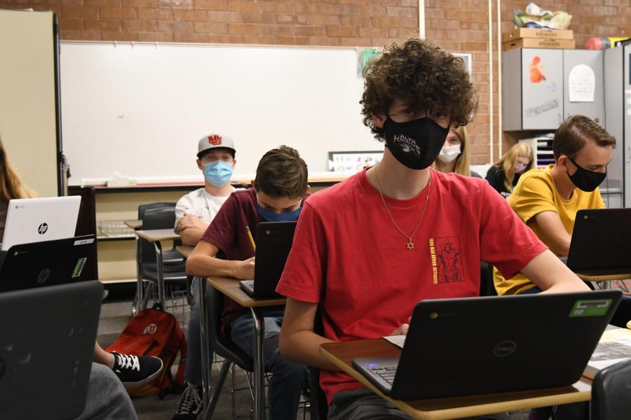 Students spend hours each day working from chromebooks in and outside of class. Studies show that too much screen time disrupts sleep patterns.