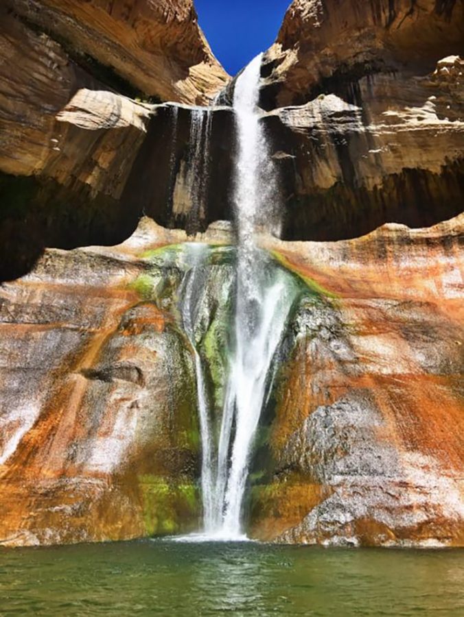 Calf Creek Falls is a great hiking destination in the Grand Staircase National Monument.