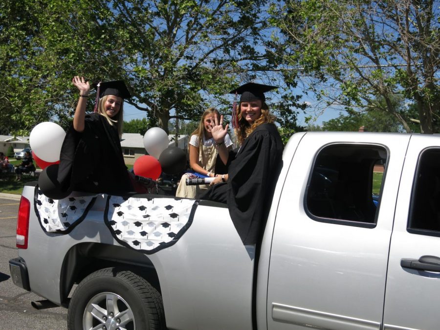 Students celebrate graduation in June 2020. In spite of COVID, they had to stay strong and stay the course to graduate.