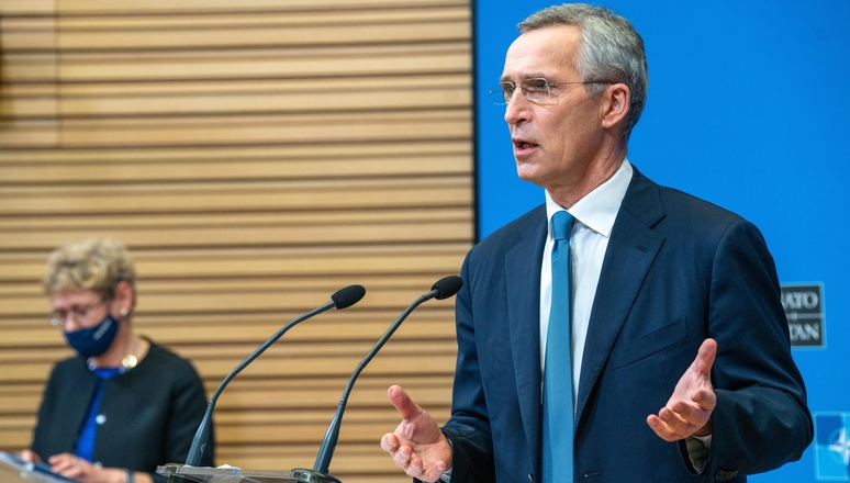 Press conference by NATO Secretary General Jens Stoltenberg after the first day of the Defence Ministers meetings