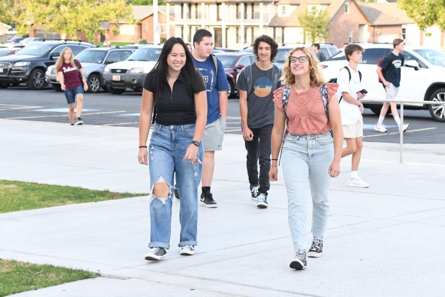 Students enter school on the fist day ready to attend, learn, and excel in academic pursuits. The school's updated attendance policy requires 80% attendance to participate on school sports teams and other school sponsored groups and clubs.