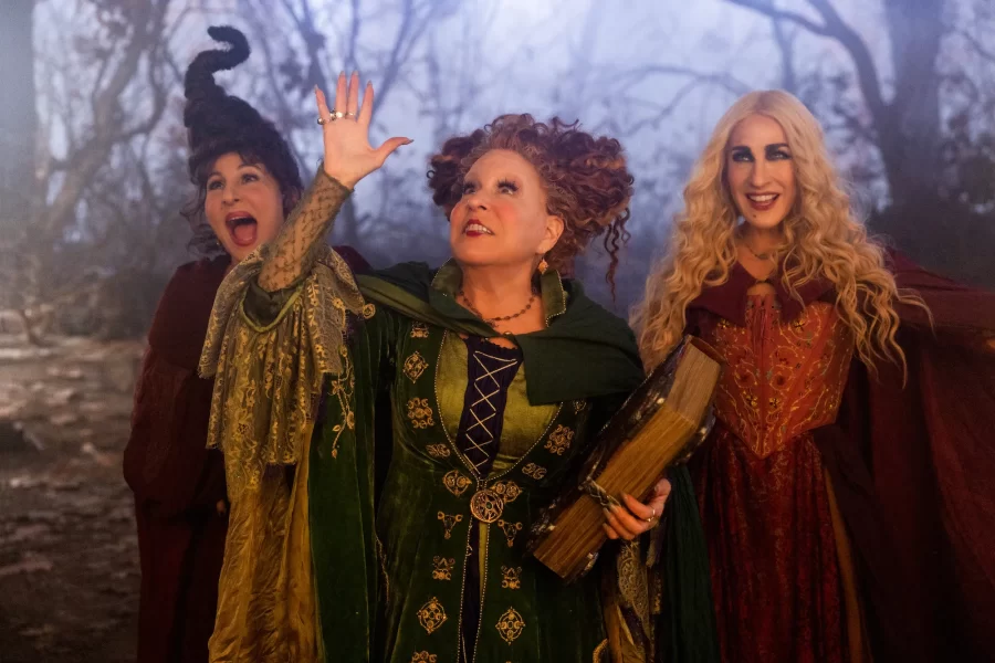 The Sanderson Sisters make another appearance in Hocos Pocus 2.