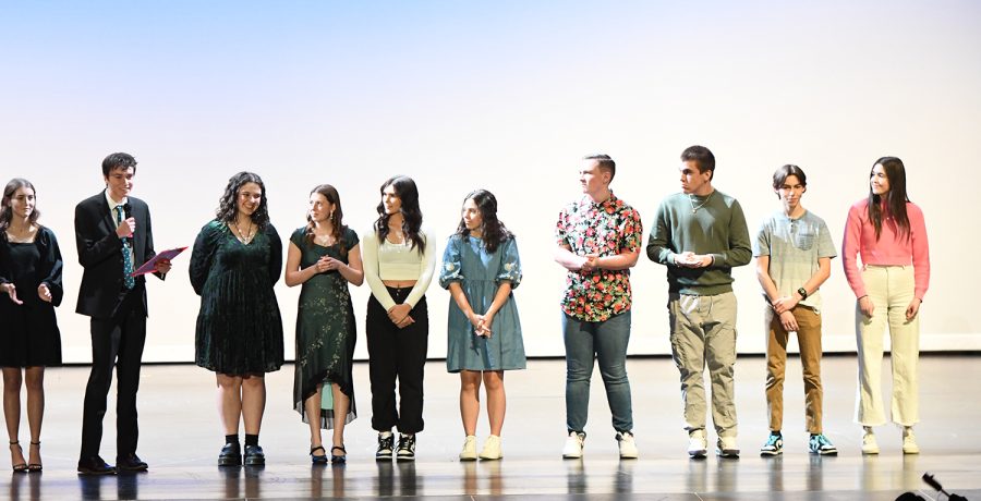 This years Alta Idol contestants take a final bow at the end of the of the night before the Alta Idol Winner is announced.