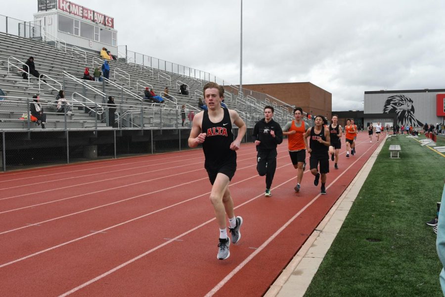 This+years+track+season+is+anything+but+normal.+Rain%2C+Wind%2C+and+Snow+have+cancelled+meets+and+moved+practices+indoors.+The+team+did+have+an+abbreviated+meet+with+Timpview+March+22+where+they+ran+four+events.+Freezing+temperatures+kept+athletes+on+their+toes%21