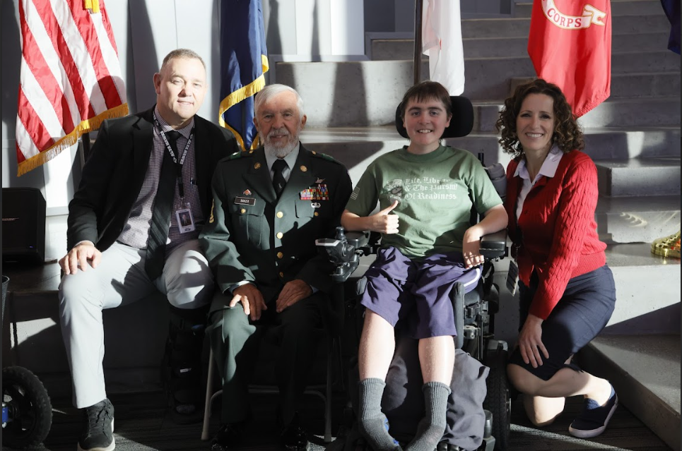 A Schoolwide Salute to Those Who Served